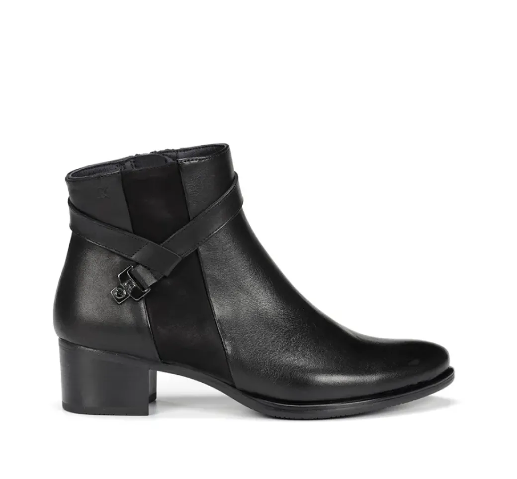 Clearance Fluchos ALEGRIA D7232 Black Ankle Boot