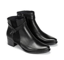 Clearance Fluchos ALEGRIA D7232 Black Ankle Boot