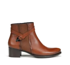 New Fluchos ALEGRIA D7232 Brown Ankle Boot