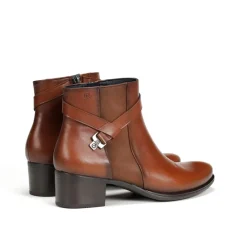 New Fluchos ALEGRIA D7232 Brown Ankle Boot