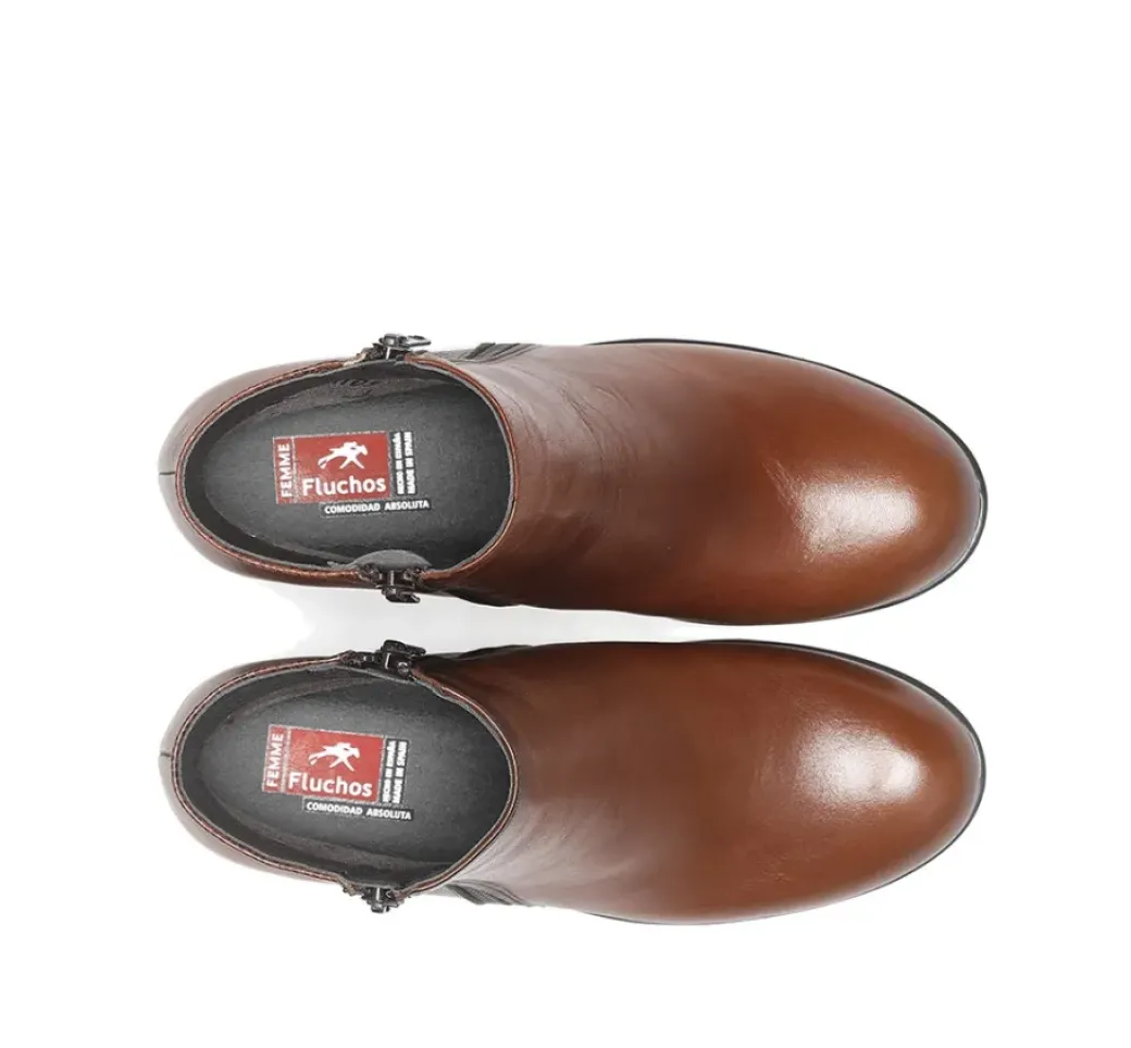 Shop Fluchos ALISS F1367 Brown Ankle Boot