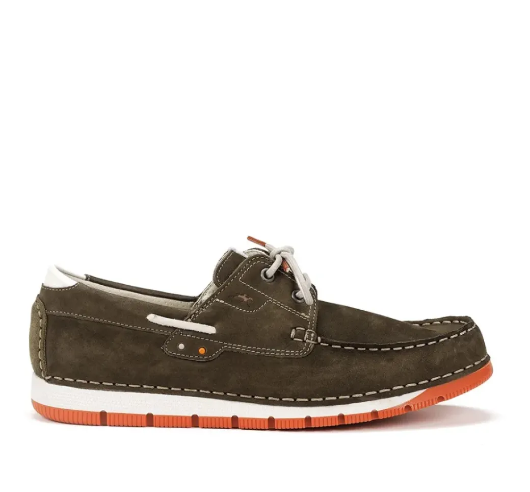 New Fluchos ANDREY F1448 Green Deck Shoes