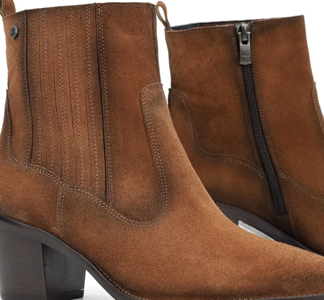 Online Fluchos ARWEN D9425 Brown Ankle Boot
