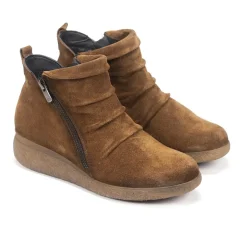 New Fluchos BLAU D8570 Brown Ankle Boot