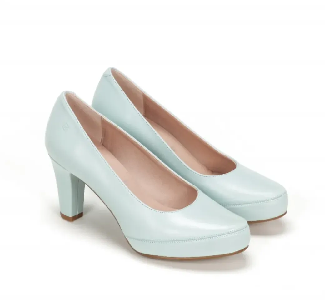 Hot Fluchos BLESA D5794 Blue High Heel shoe