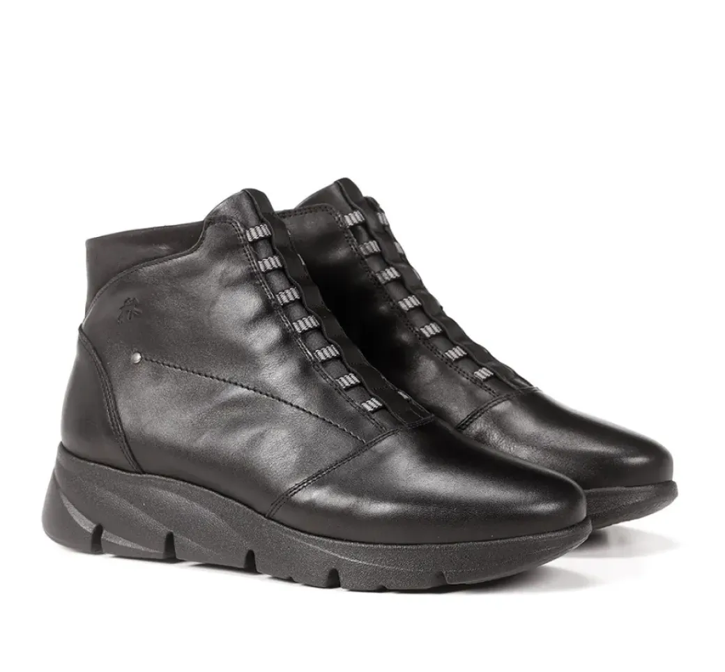 Online Fluchos BONA F1358 Black Ankle Boot