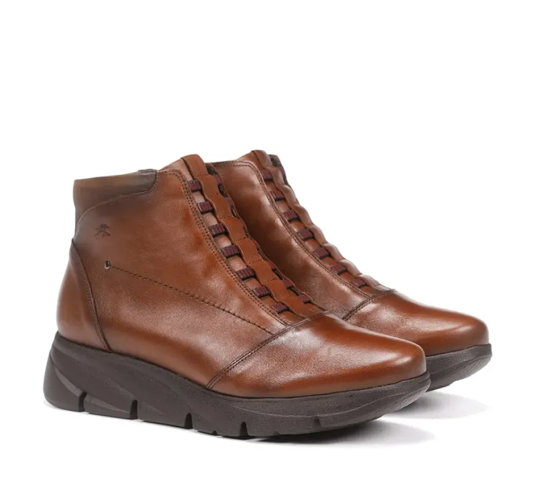 Best Fluchos BONA F1358 Brown Ankle Boot