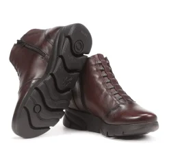Fashion Fluchos BONA F1358 Burgundy Ankle Boot