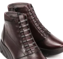 Fashion Fluchos BONA F1358 Burgundy Ankle Boot