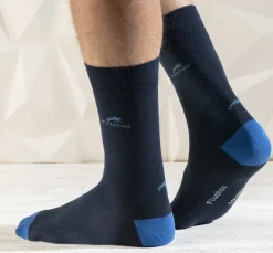 Discount Fluchos CA0009 Calcetin largo Navy-libelulas (2p) 1964-1966