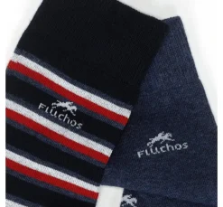 Best Fluchos CA0009 Calcetin largo Royal-rayas (2p)