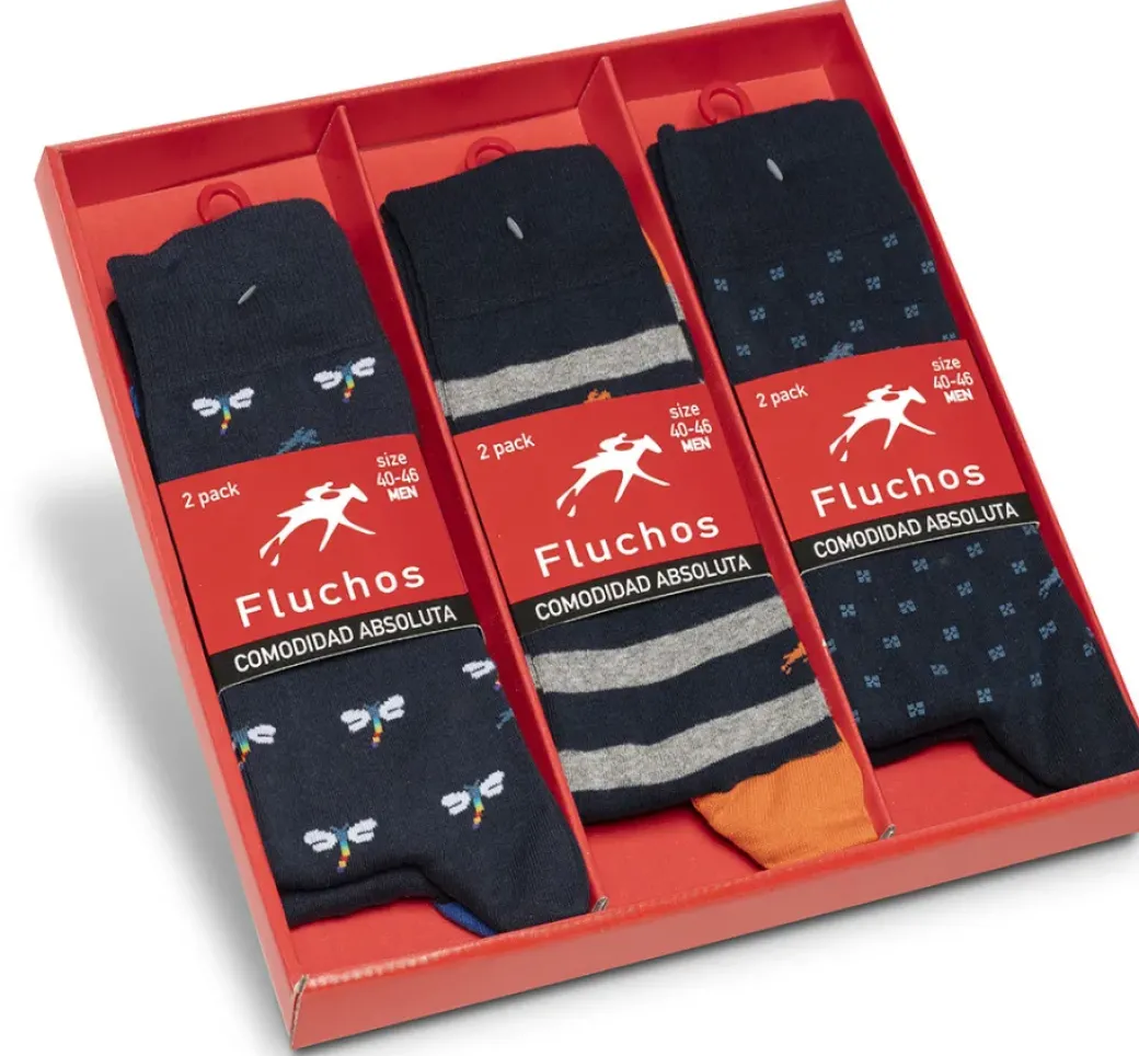 Outlet Fluchos CA0012 3 Pack Men's Socks