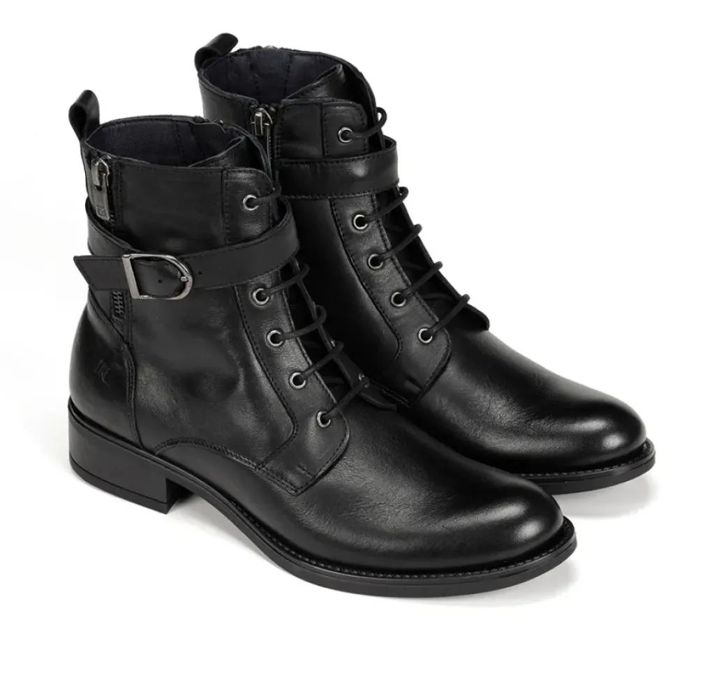 Sale Fluchos CHAD D9123 Black Ankle Boot
