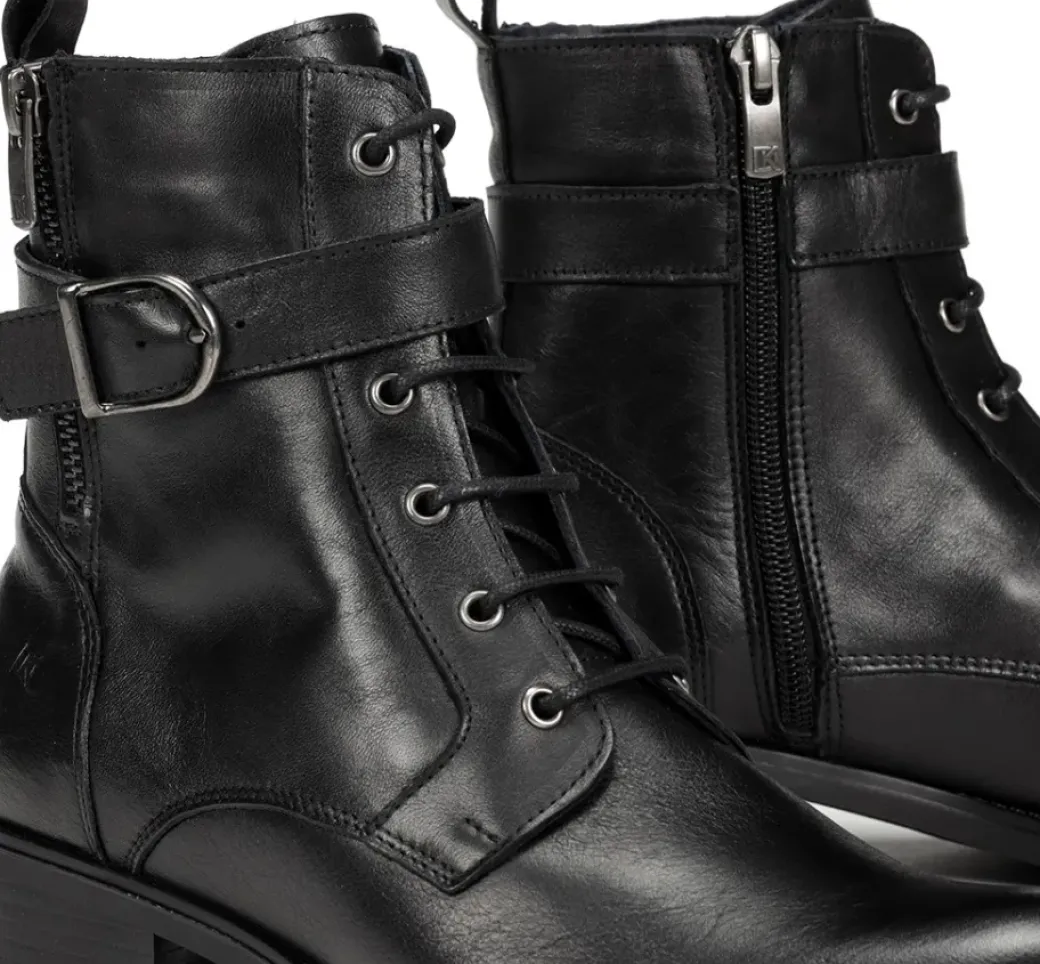 Sale Fluchos CHAD D9123 Black Ankle Boot