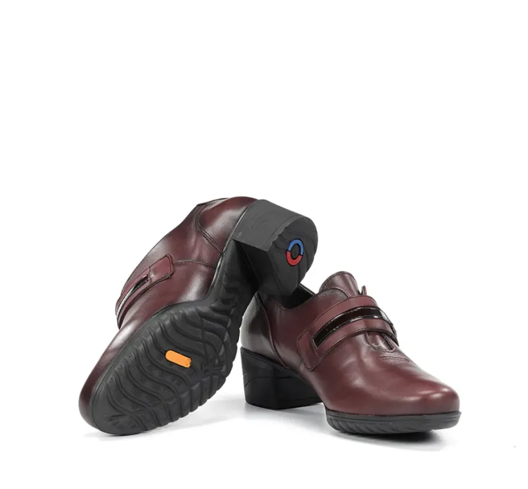 Clearance Fluchos CHARIS F0587 Burgundy High Heel