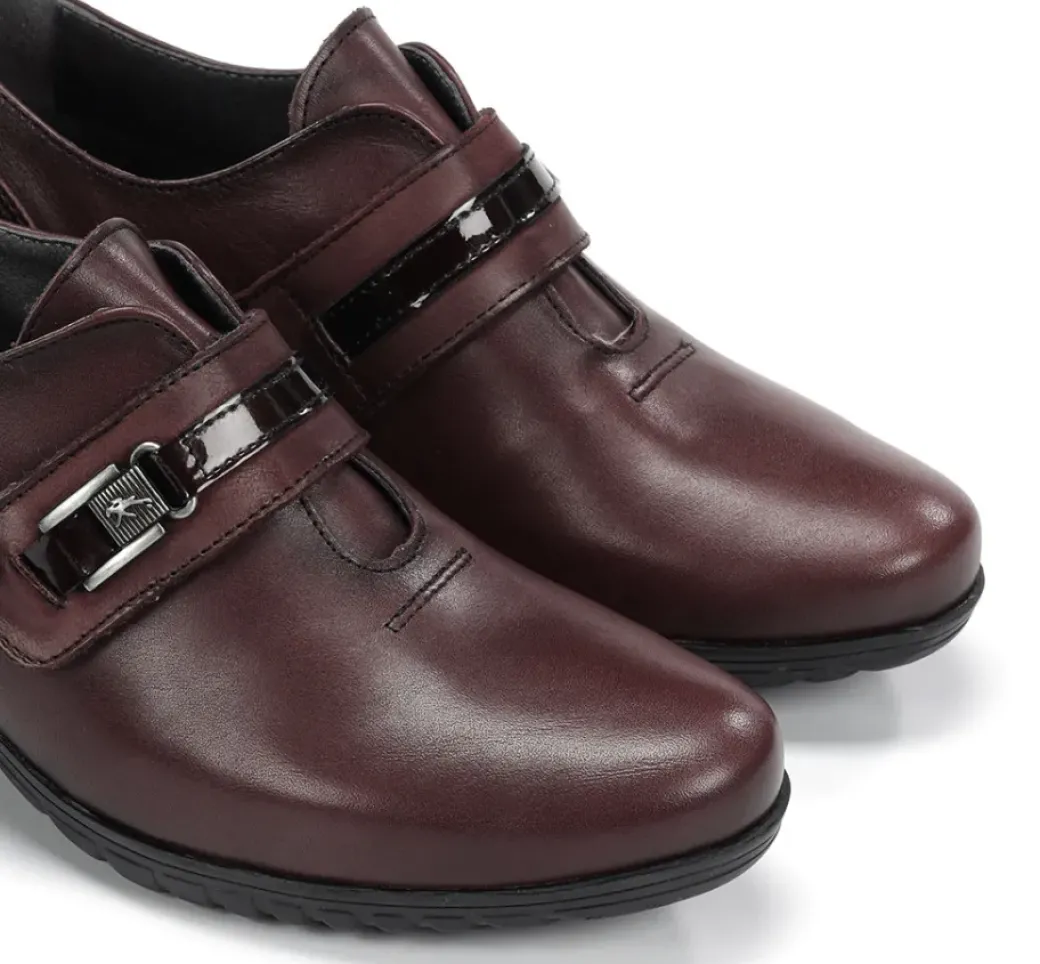 Clearance Fluchos CHARIS F0587 Burgundy High Heel