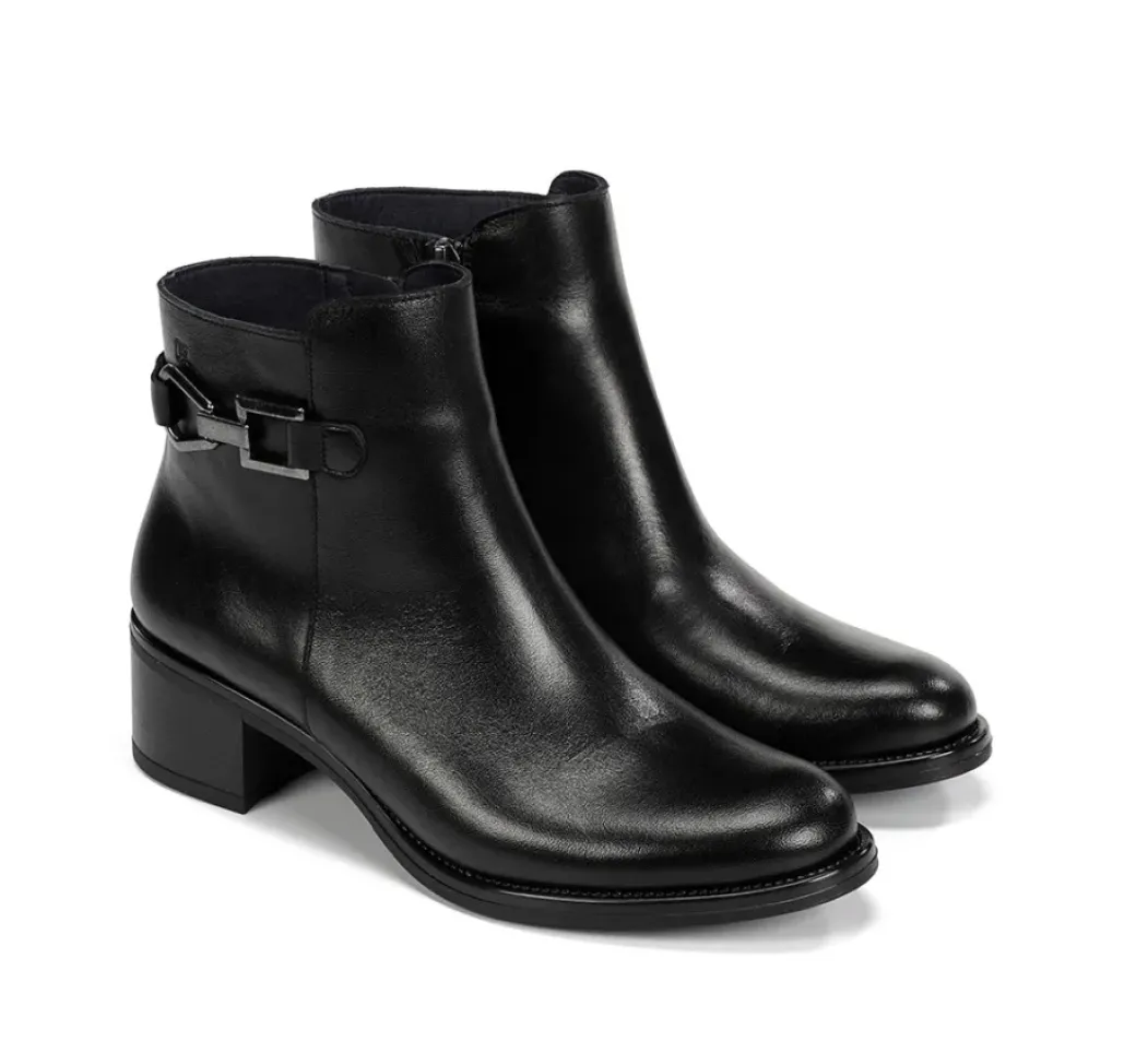 Best Fluchos CHIARA D9347 Black Ankle Boot