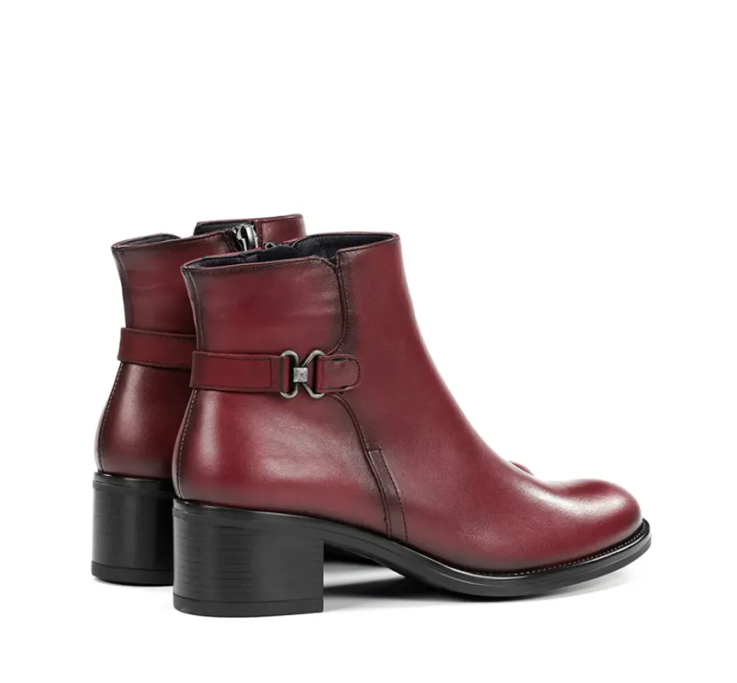 New Fluchos CHIARA D8966 Red Ankle Boot