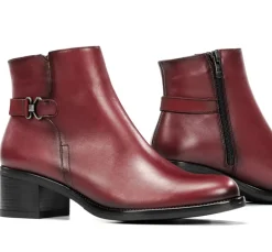 New Fluchos CHIARA D8966 Red Ankle Boot