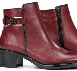 Shop Fluchos CHIARA D9347 Red Ankle Boot