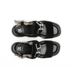 Outlet Fluchos CIRCUS D9065 Black Sandal