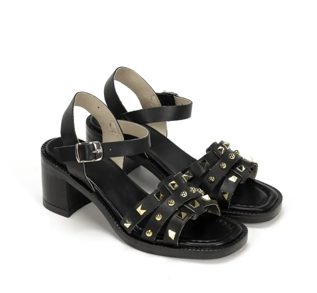 Shop Fluchos CIRCUS D9066 Black Sandal