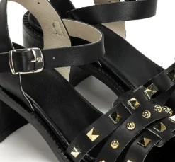 Shop Fluchos CIRCUS D9066 Black Sandal