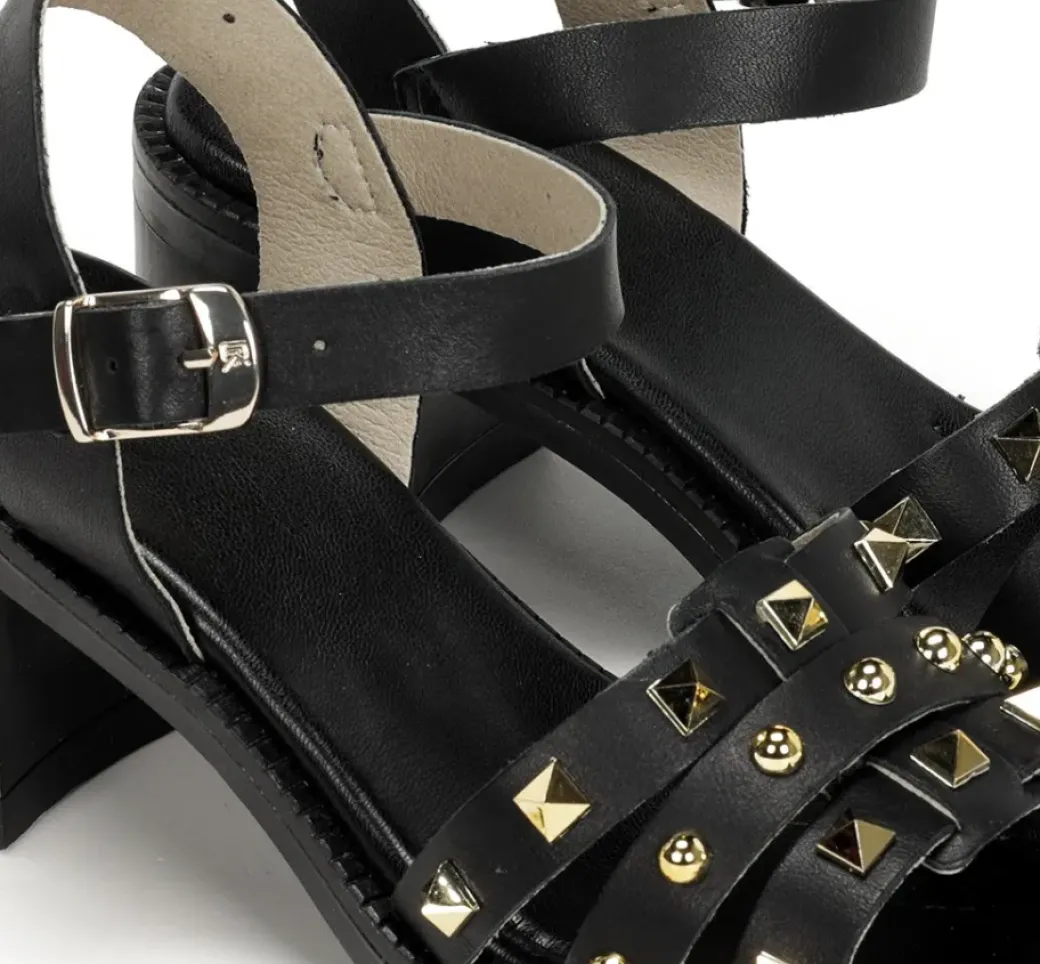 Shop Fluchos CIRCUS D9066 Black Sandal
