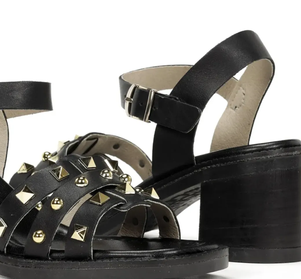 Shop Fluchos CIRCUS D9066 Black Sandal