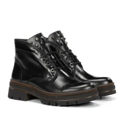 Best Sale Fluchos COSMO D9390 Black Ankle Boot
