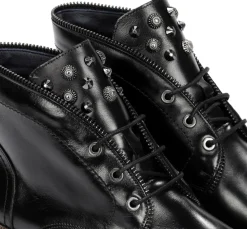 Best Sale Fluchos COSMO D9390 Black Ankle Boot