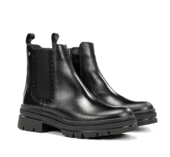 Discount Fluchos COSMO D9391 Black Ankle Boot
