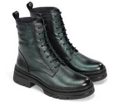 Cheap Fluchos COSMO D9389 Green Ankle Boot