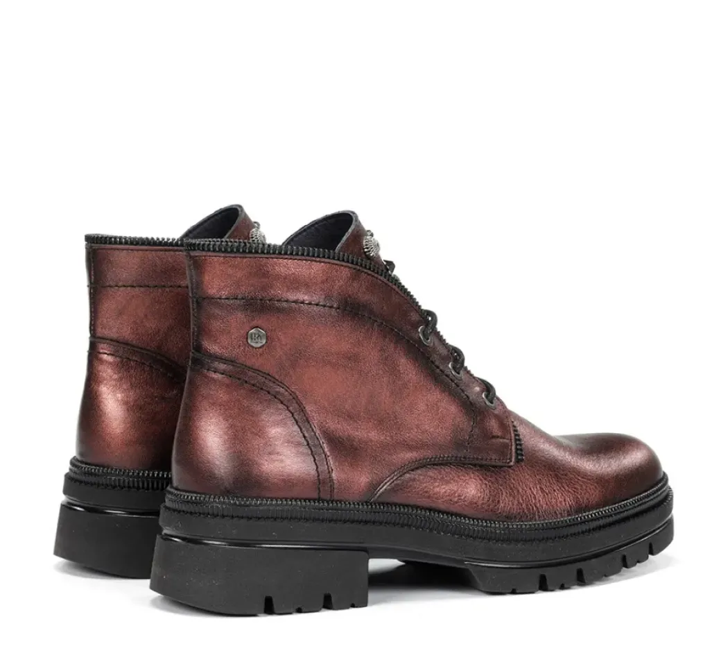 Cheap Fluchos COSMO D9390 Red Ankle Boot