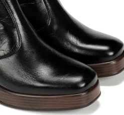 New Fluchos CRISTEL D9157 Black Ankle Boot