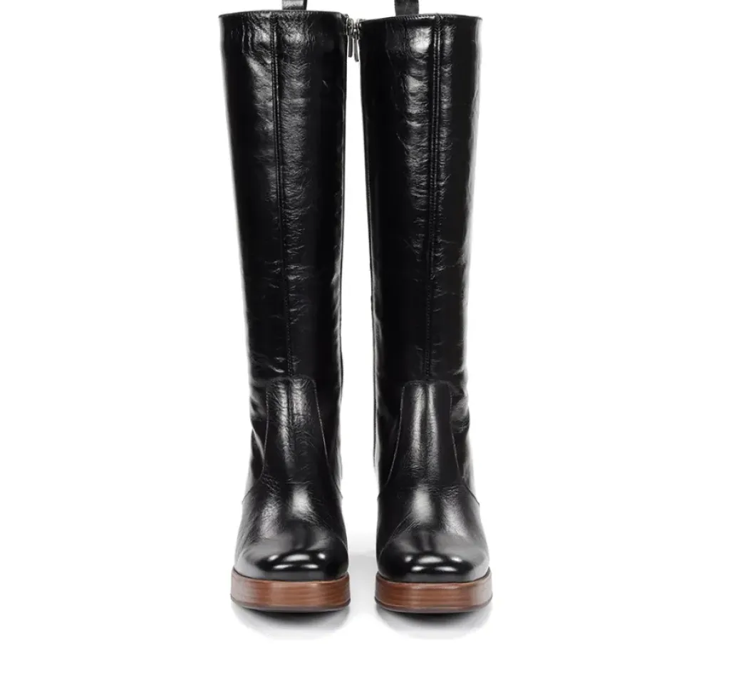 Sale Fluchos CRISTEL D9339 Black Boot