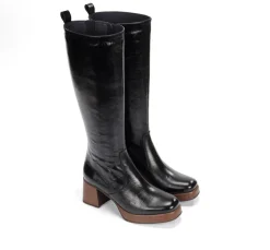 Sale Fluchos CRISTEL D9339 Black Boot