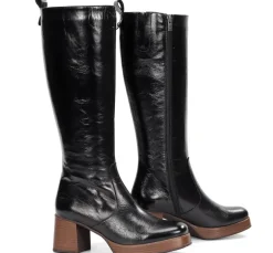 Sale Fluchos CRISTEL D9339 Black Boot