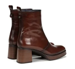 Cheap Fluchos CRISTEL D9157 Brown Ankle Boot
