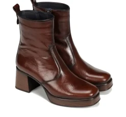 Cheap Fluchos CRISTEL D9157 Brown Ankle Boot