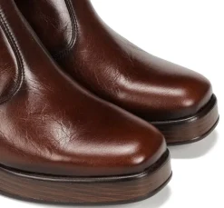 Cheap Fluchos CRISTEL D9157 Brown Ankle Boot