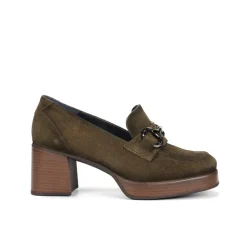 Cheap Fluchos CRISTEL D9155 Green Moccasin