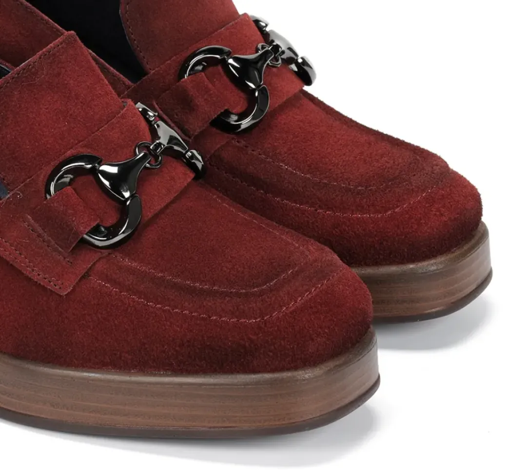 Outlet Fluchos CRISTEL D9155 Red Moccasin