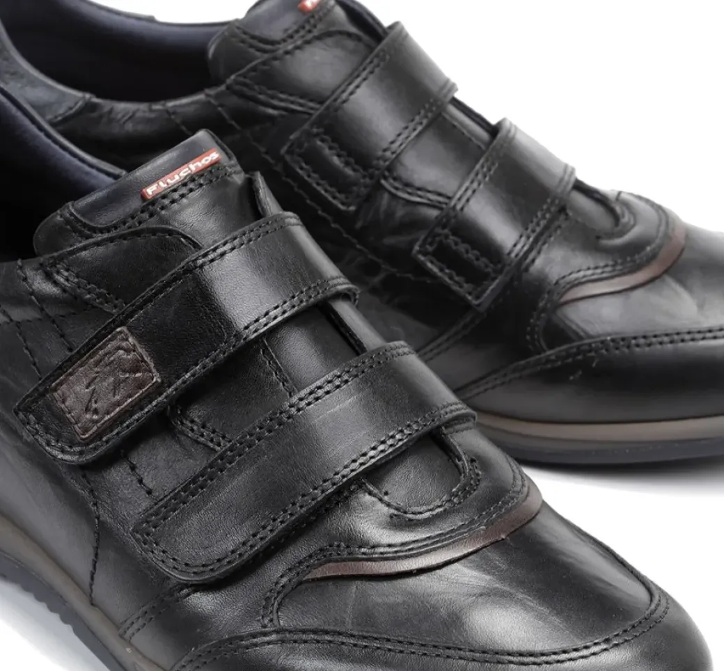 Clearance Fluchos DANIEL 9262 Black Shoe