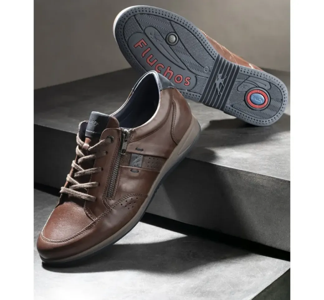 Clearance Fluchos DANIEL F1280 Brown Shoe