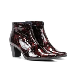 Best Sale Fluchos DEISY D8248 Burgundy Ankle Boot