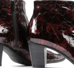 Best Sale Fluchos DEISY D8248 Burgundy Ankle Boot