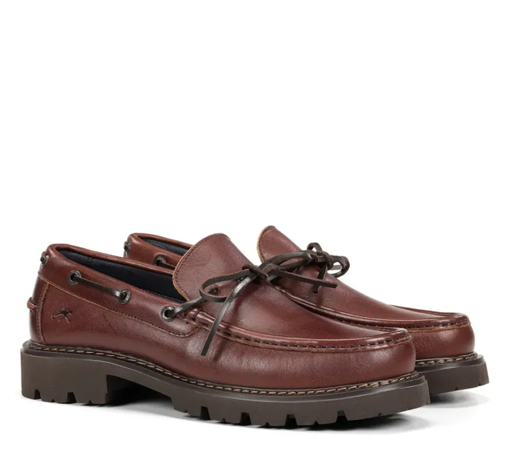Cheap Fluchos DOUGLAS F1322 Brown Deck Shoes