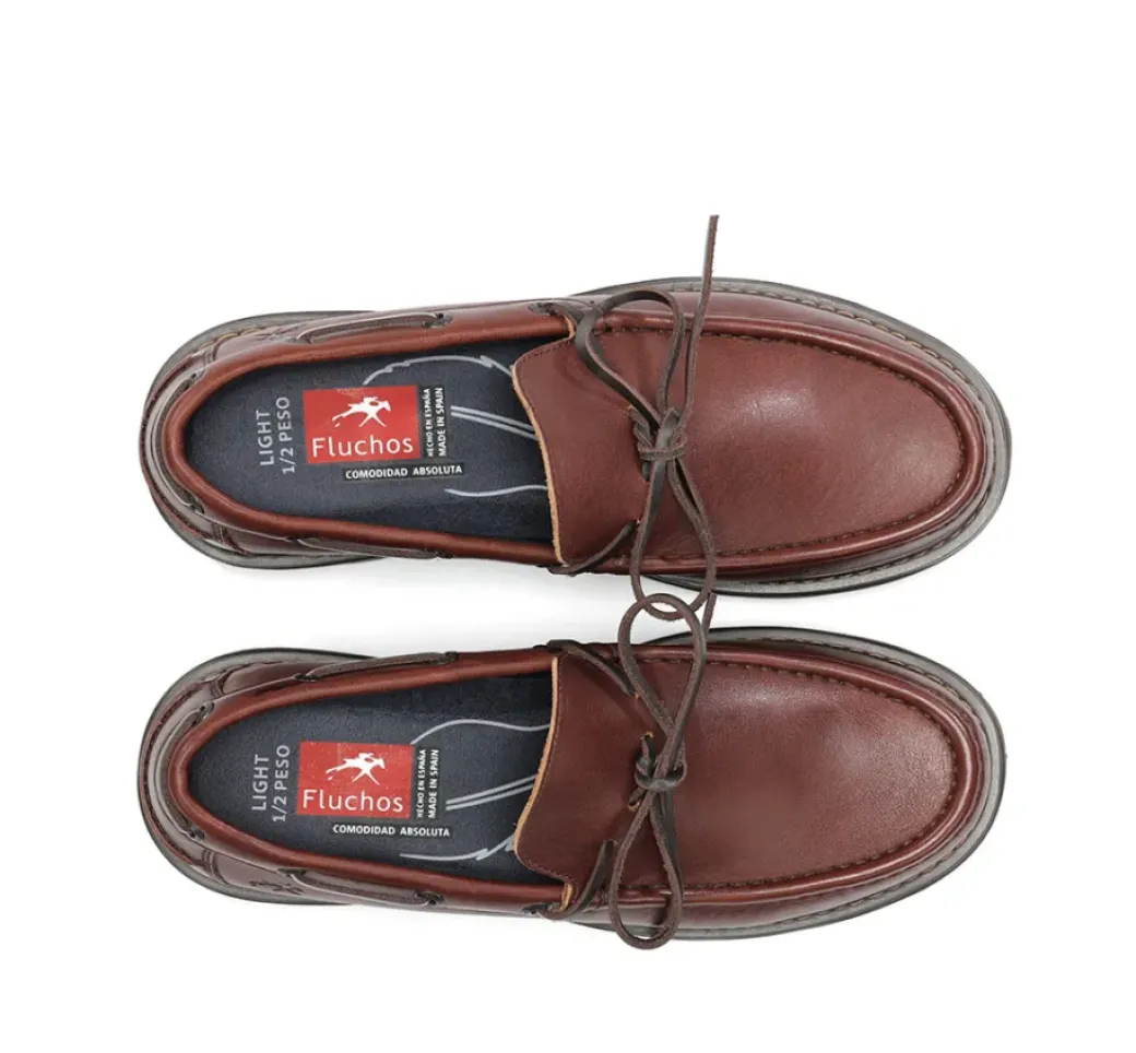 Cheap Fluchos DOUGLAS F1322 Brown Deck Shoes