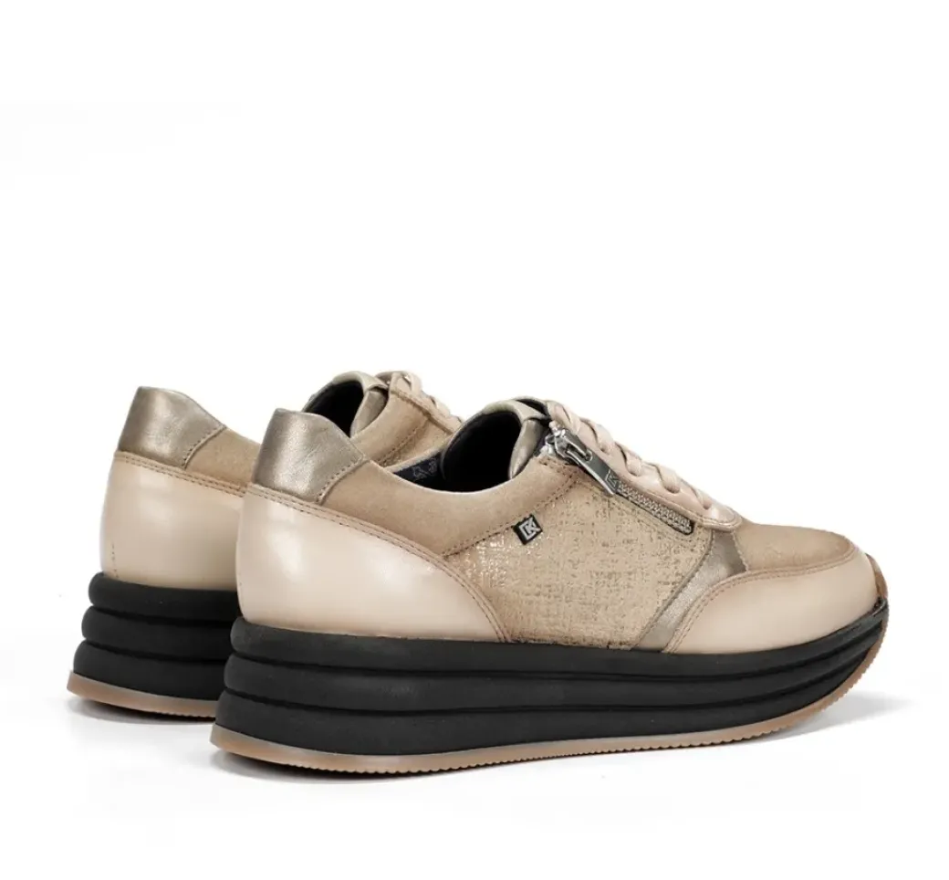 Sale Fluchos DRAZ D9249 Taupe Sneaker